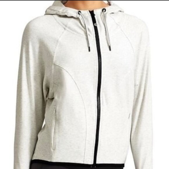 Athleta | Sentry Anorak Zip Up Hoodie | Heather Gray/Black | Medium - Picture 1 of 11